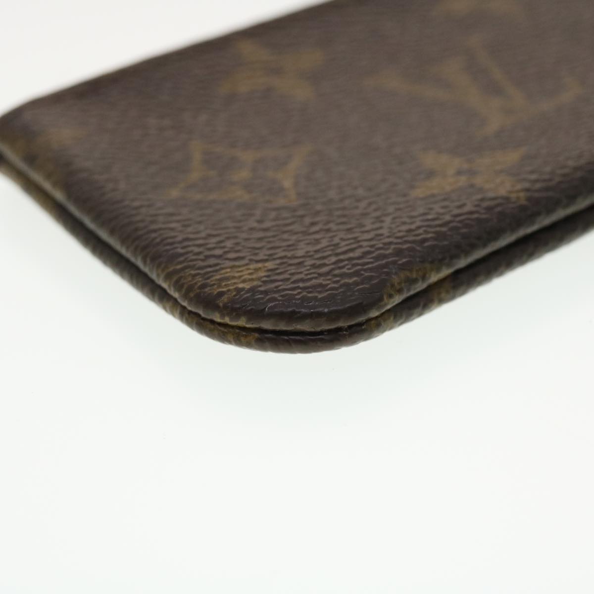 LOUIS VUITTON Monogram Pochette Cles Coin Purse M62650 LV Auth 40413