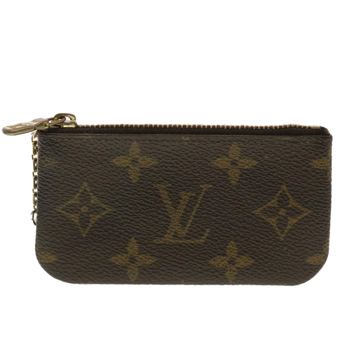 LOUIS VUITTON Monogram Pochette Cles Coin Purse M62650 LV Auth 40413