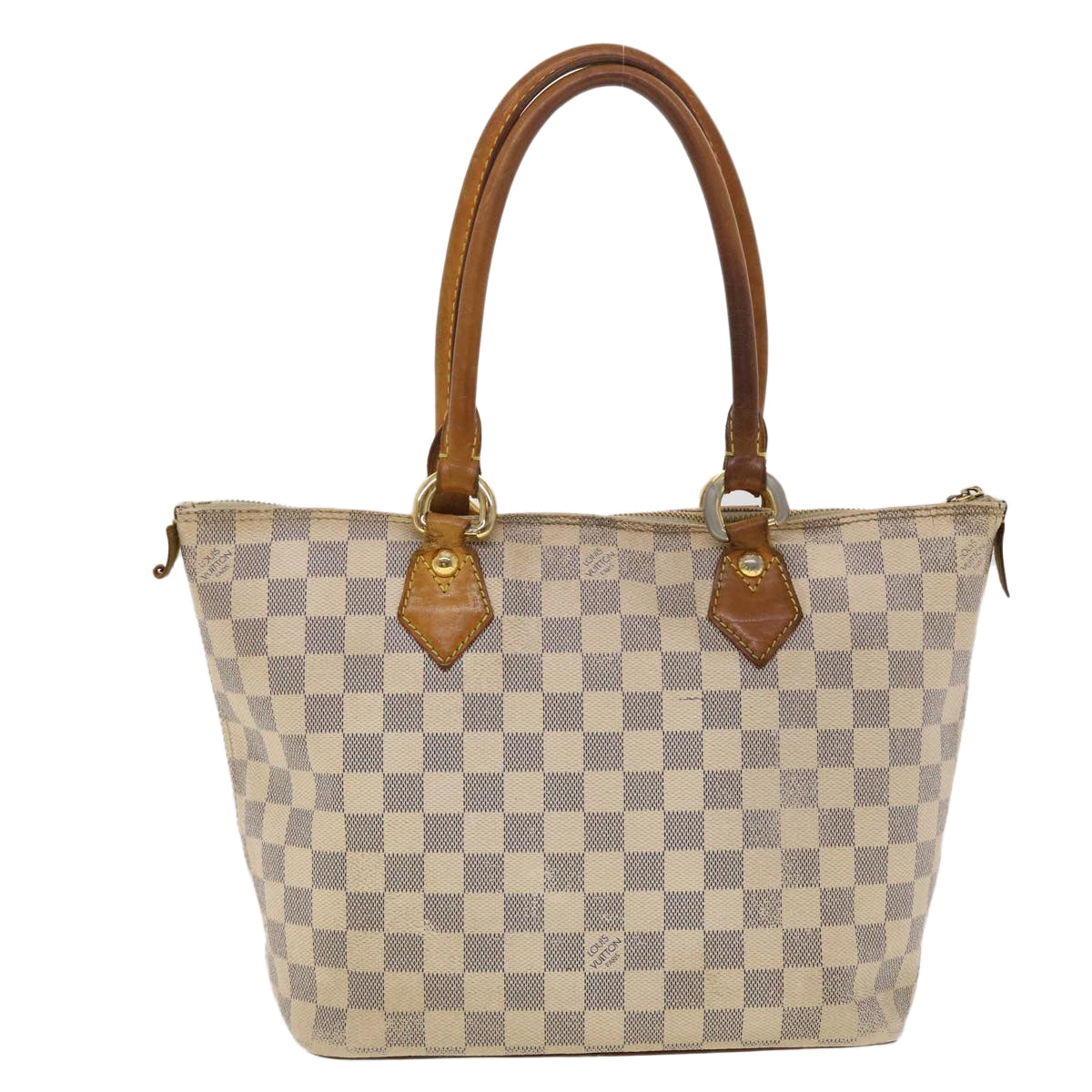 LOUIS VUITTON Damier Azur Saleya PM Tote Bag N51186 LV Auth 40418 - 0