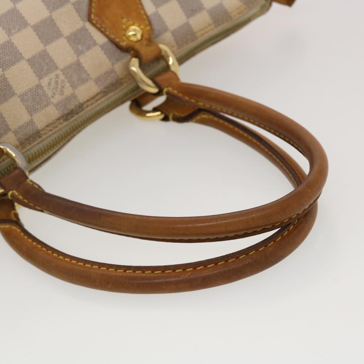 LOUIS VUITTON Damier Azur Saleya PM Tote Bag N51186 LV Auth 40418