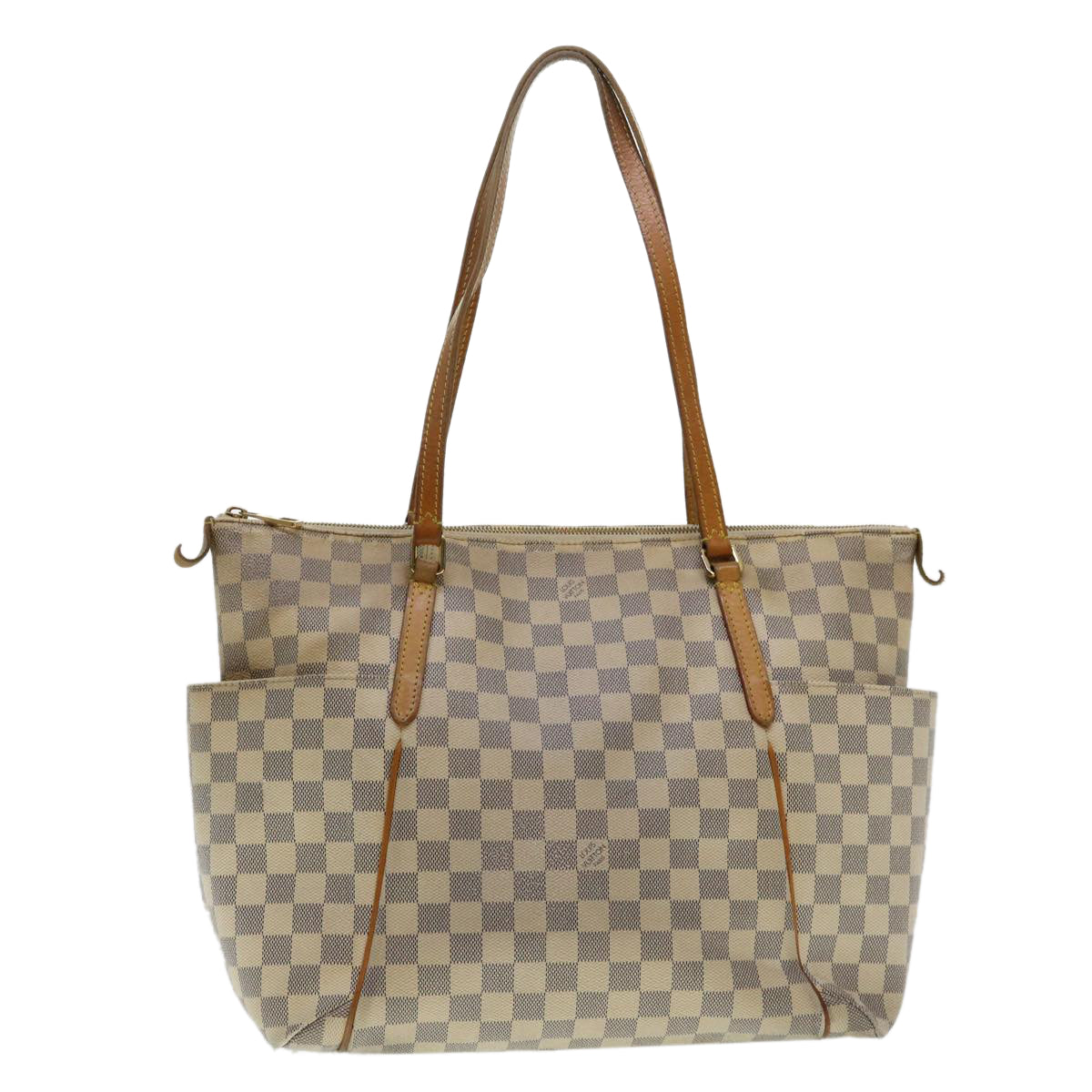 LOUIS VUITTON Damier Azur Totally MM Tote Bag N51262 LV Auth 40419