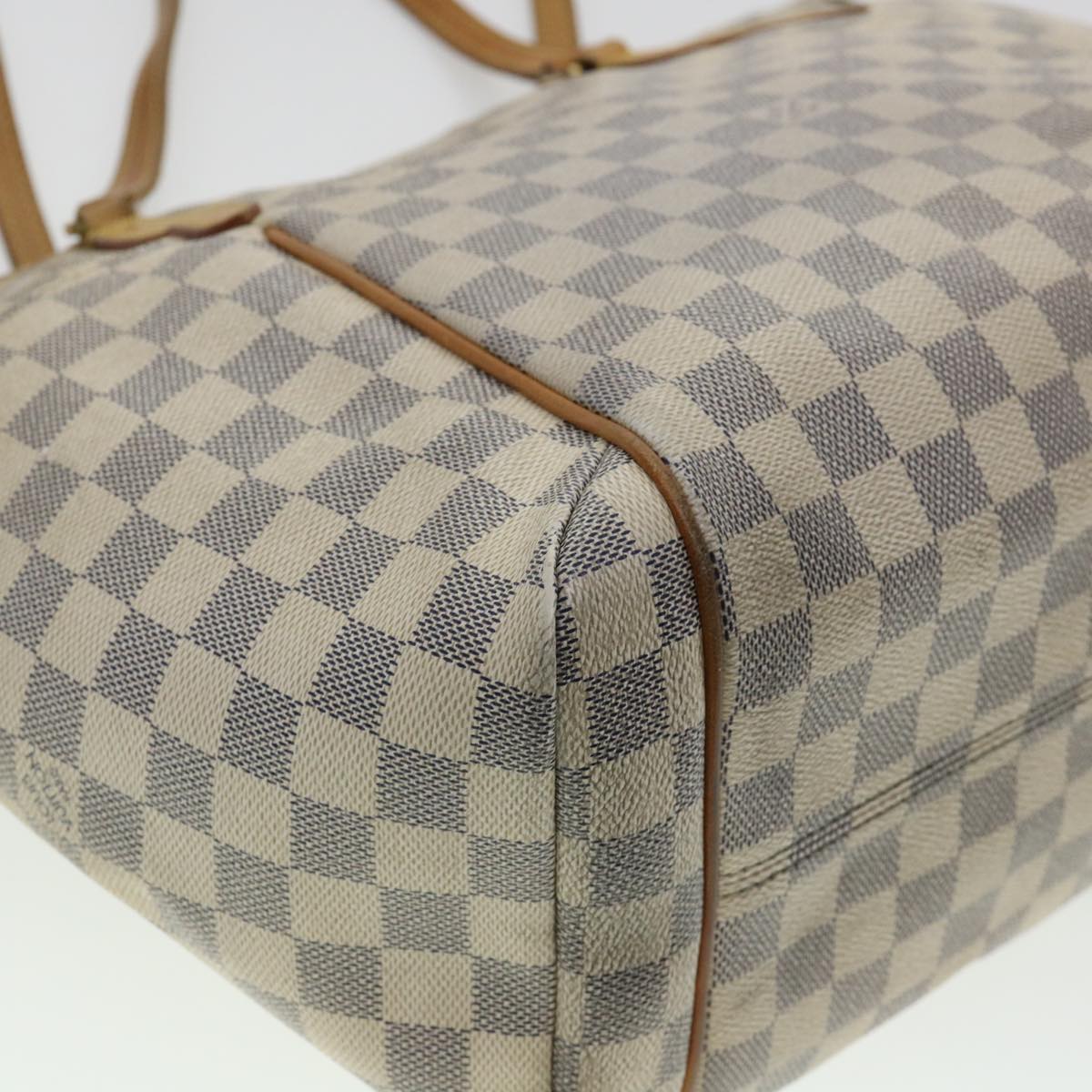 LOUIS VUITTON Damier Azur Totally MM Tote Bag N51262 LV Auth 40419