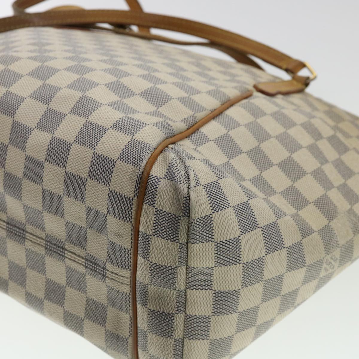 LOUIS VUITTON Damier Azur Totally MM Tote Bag N51262 LV Auth 40419