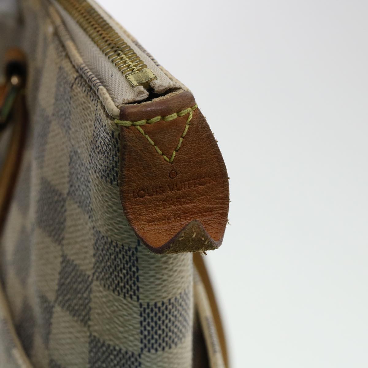 LOUIS VUITTON Damier Azur Totally MM Tote Bag N51262 LV Auth 40419