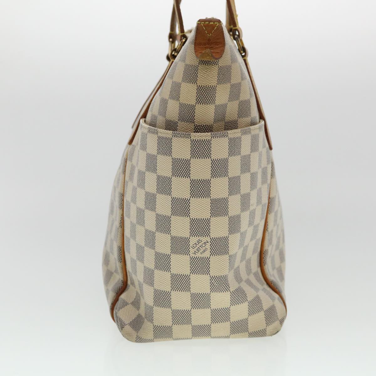 LOUIS VUITTON Damier Azur Totally MM Tote Bag N51262 LV Auth 40419