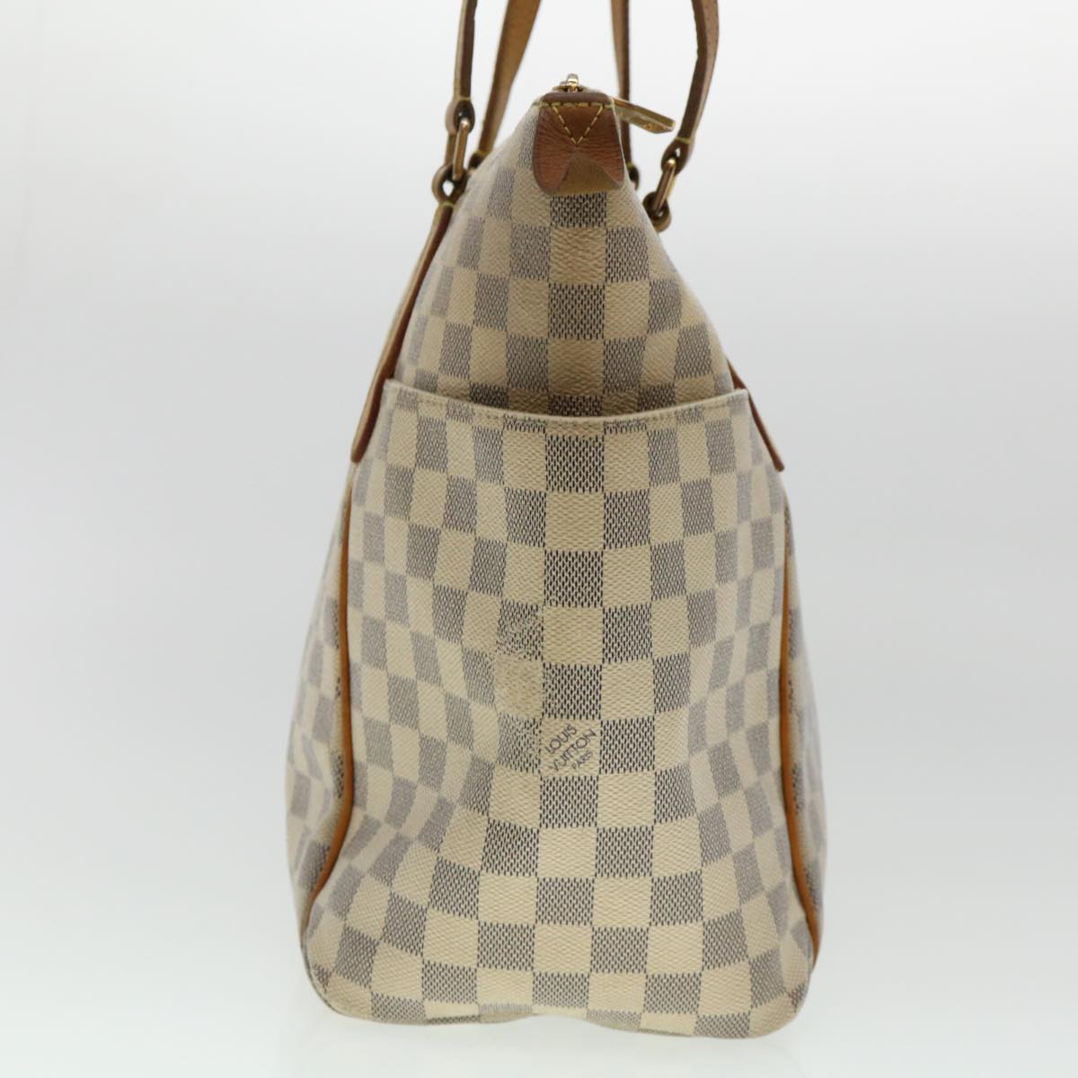 LOUIS VUITTON Damier Azur Totally MM Tote Bag N51262 LV Auth 40419