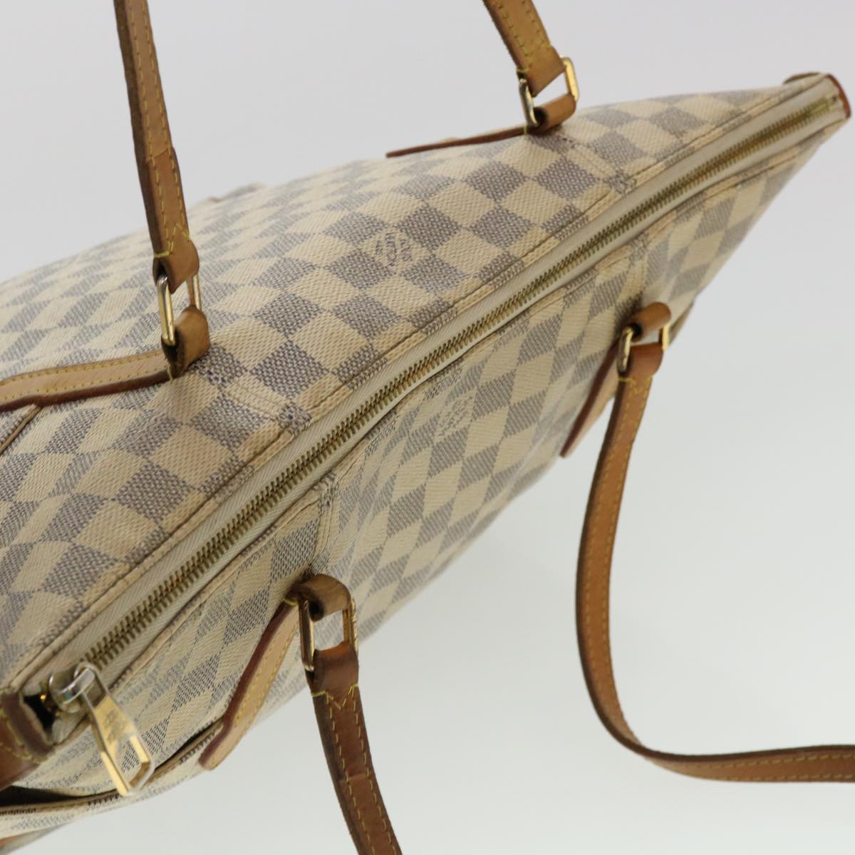 LOUIS VUITTON Damier Azur Totally MM Tote Bag N51262 LV Auth 40419