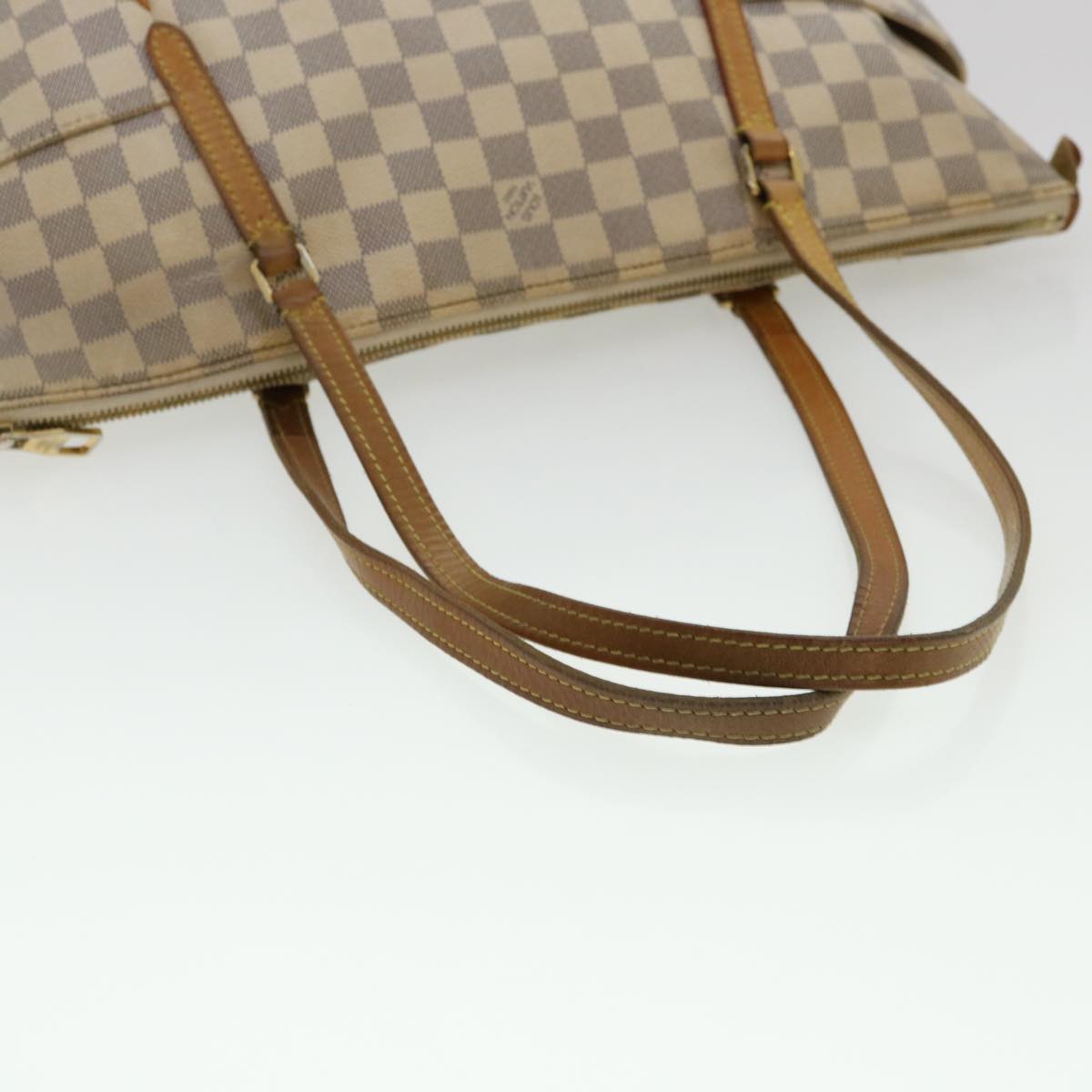 LOUIS VUITTON Damier Azur Totally MM Tote Bag N51262 LV Auth 40419