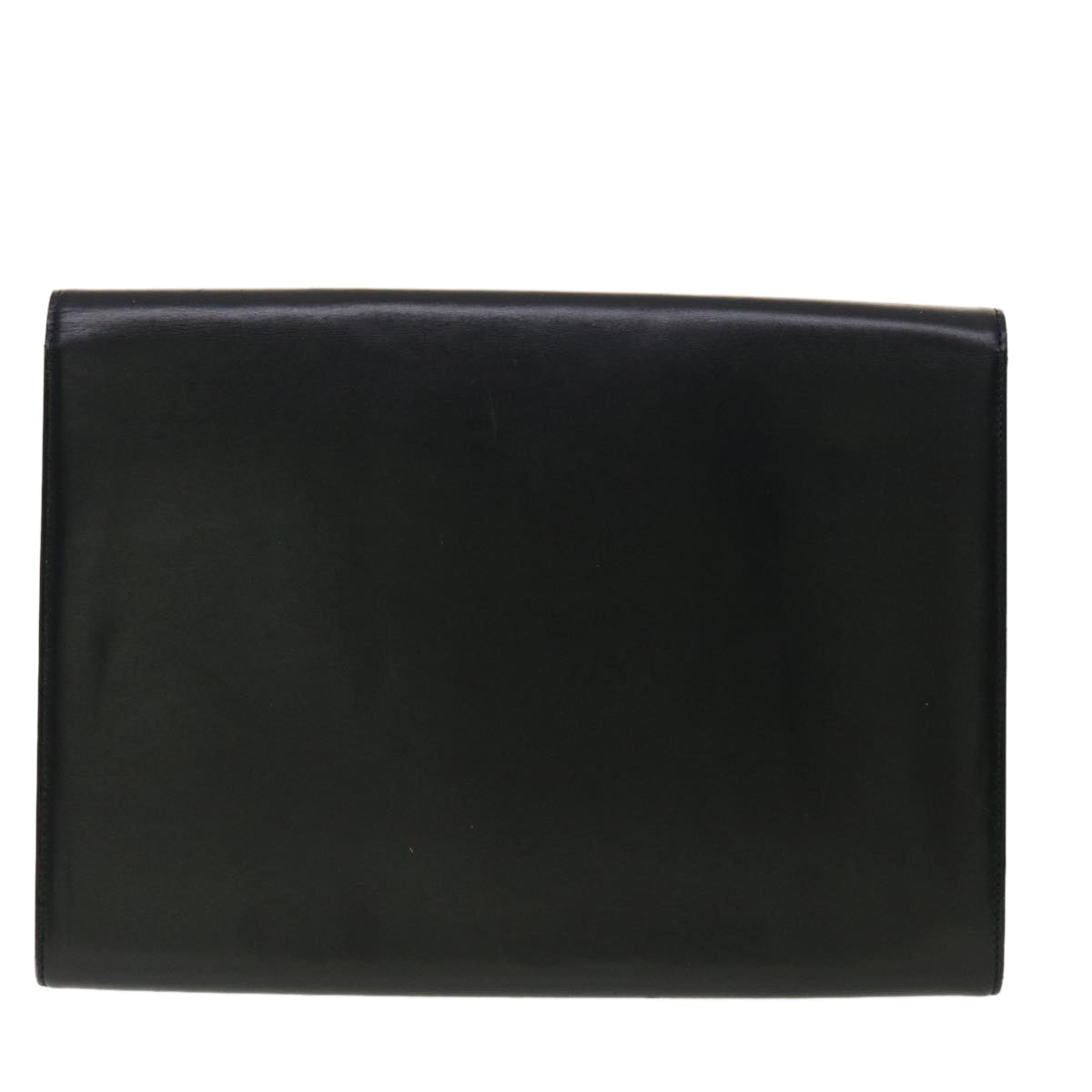 LOUIS VUITTON Opera line Aegean Clutch Bag Leather Black M63962 LV Auth 40428 - 0