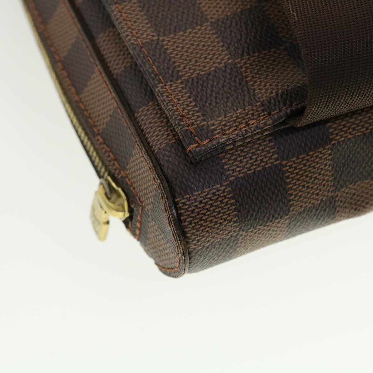 LOUIS VUITTON Damier Ebene Geronimos Shoulder Bag N51994 LV Auth 40436