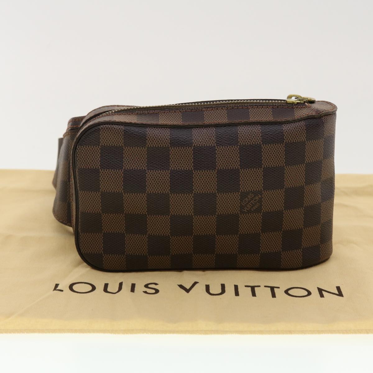 LOUIS VUITTON Damier Ebene Geronimos Shoulder Bag N51994 LV Auth 40436