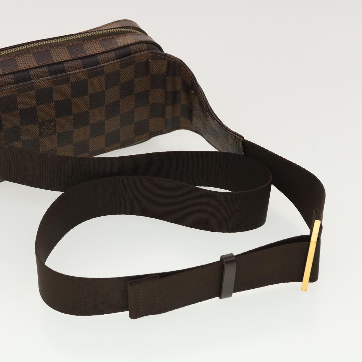 LOUIS VUITTON Damier Ebene Geronimos Shoulder Bag N51994 LV Auth 40436