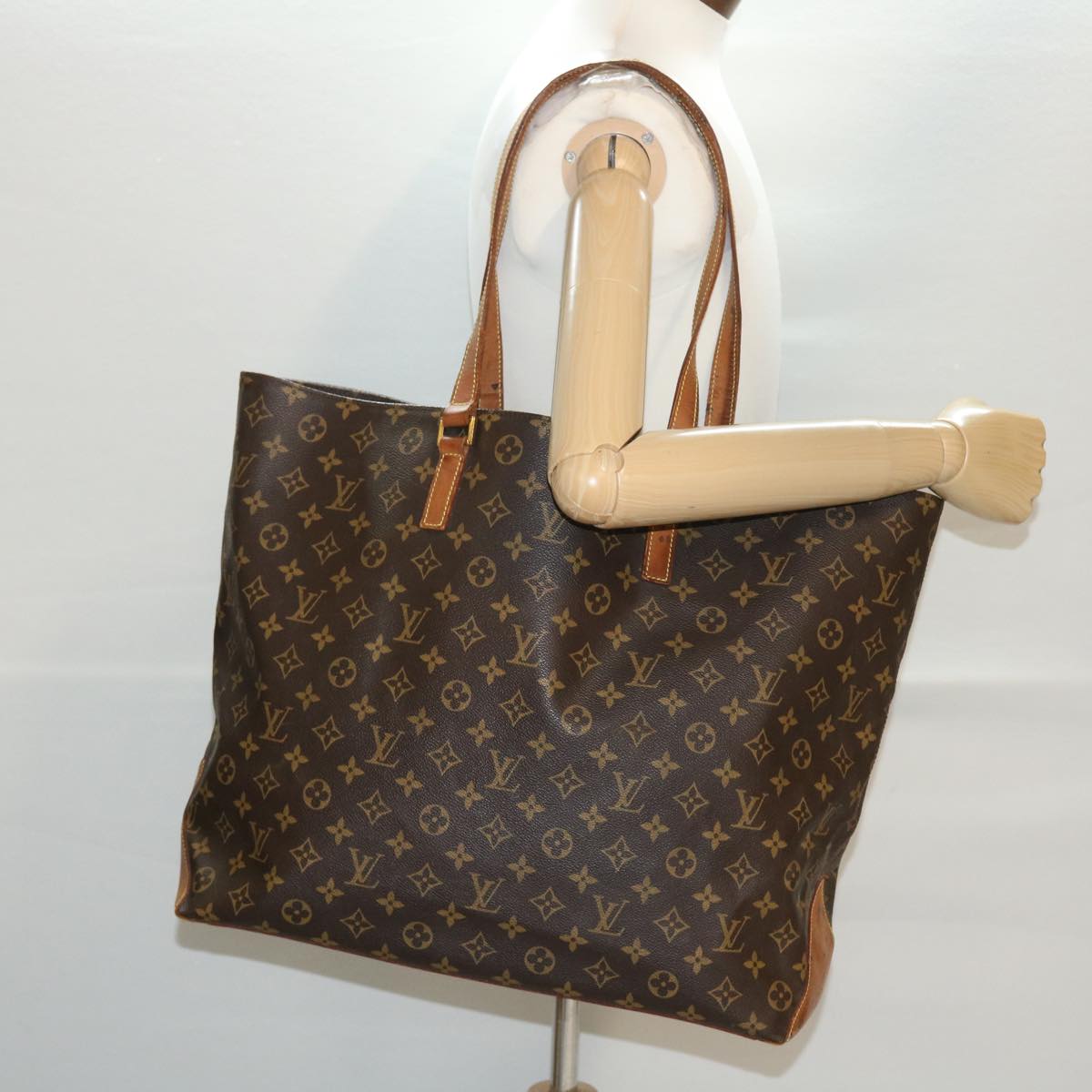 LOUIS VUITTON Monogram Cabas Alto Tote Bag M51152 LV Auth 40440