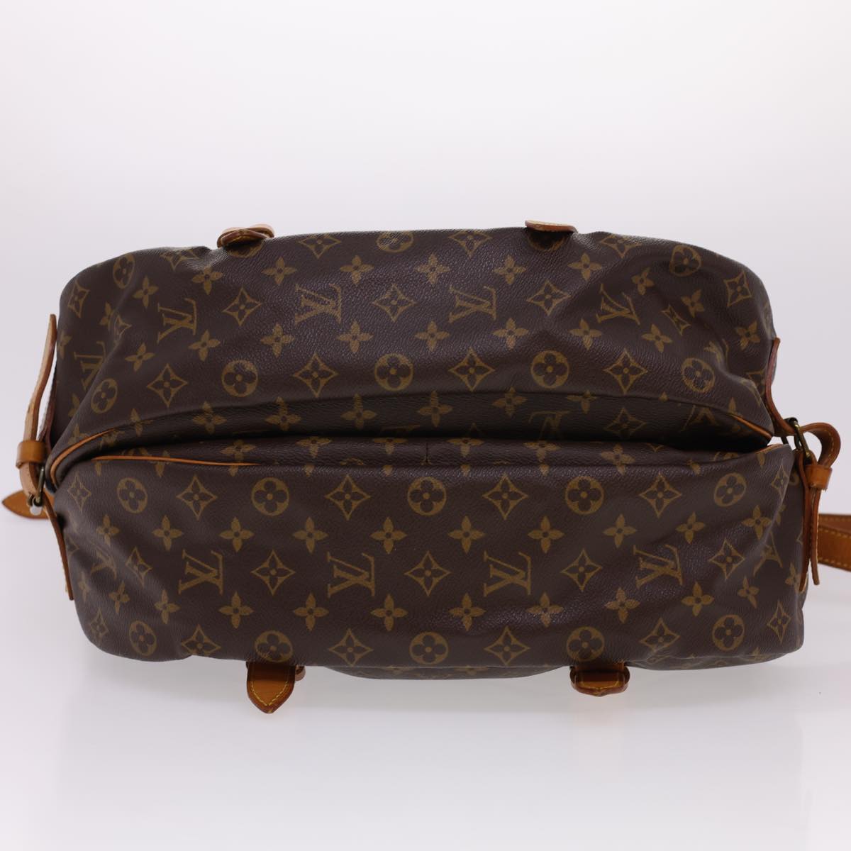 LOUIS VUITTON Monogram Saumur 43 Shoulder Bag M42252 LV Auth 40442