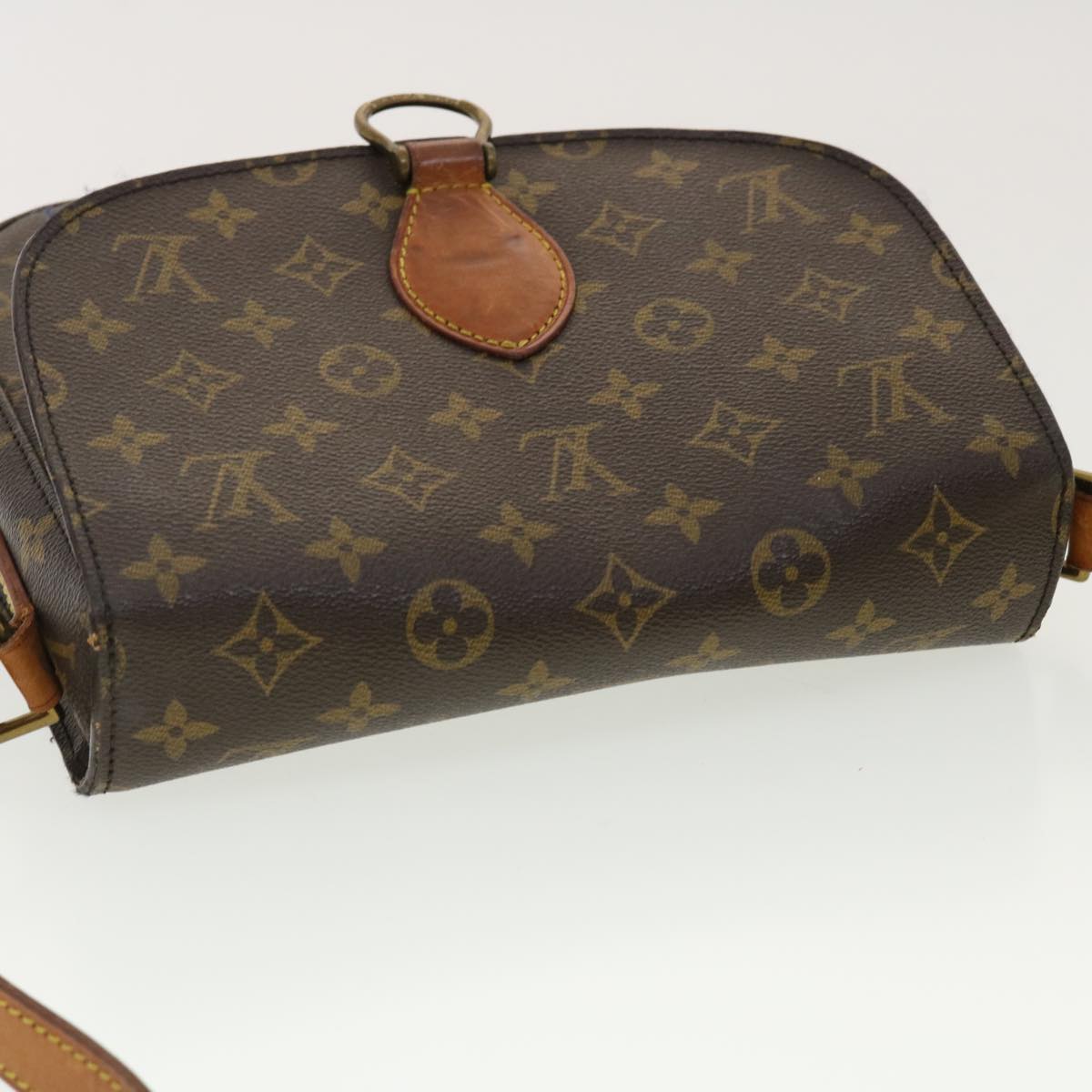 LOUIS VUITTON Monogram Saint Cloud GM Shoulder Bag M51242 LV Auth 40443