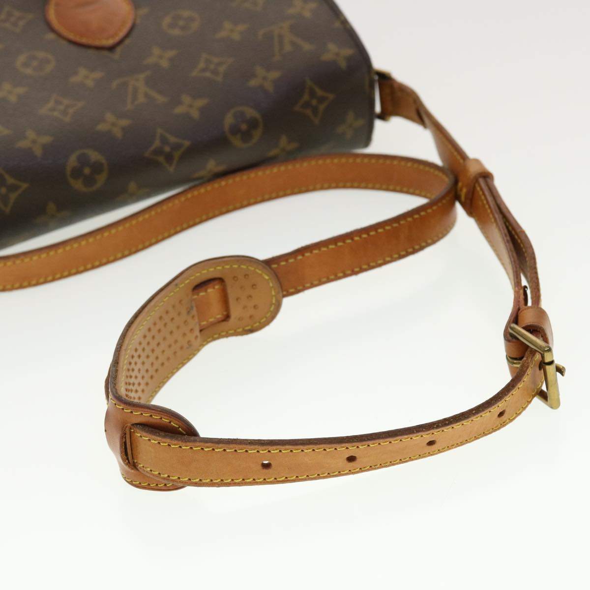 LOUIS VUITTON Monogram Saint Cloud GM Shoulder Bag M51242 LV Auth 40443