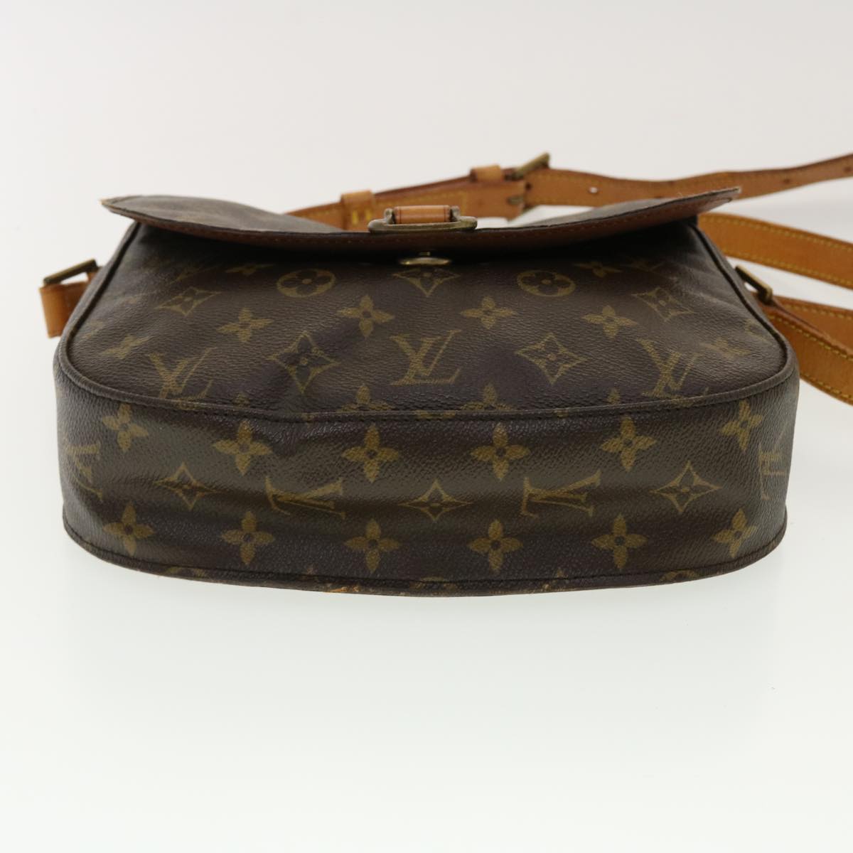 LOUIS VUITTON Monogram Saint Cloud GM Shoulder Bag M51242 LV Auth 40444