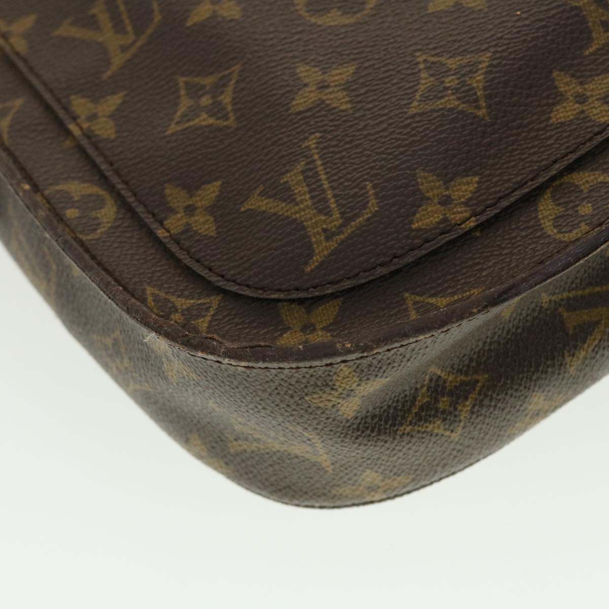 LOUIS VUITTON Monogram Saint Cloud GM Shoulder Bag M51242 LV Auth 40444