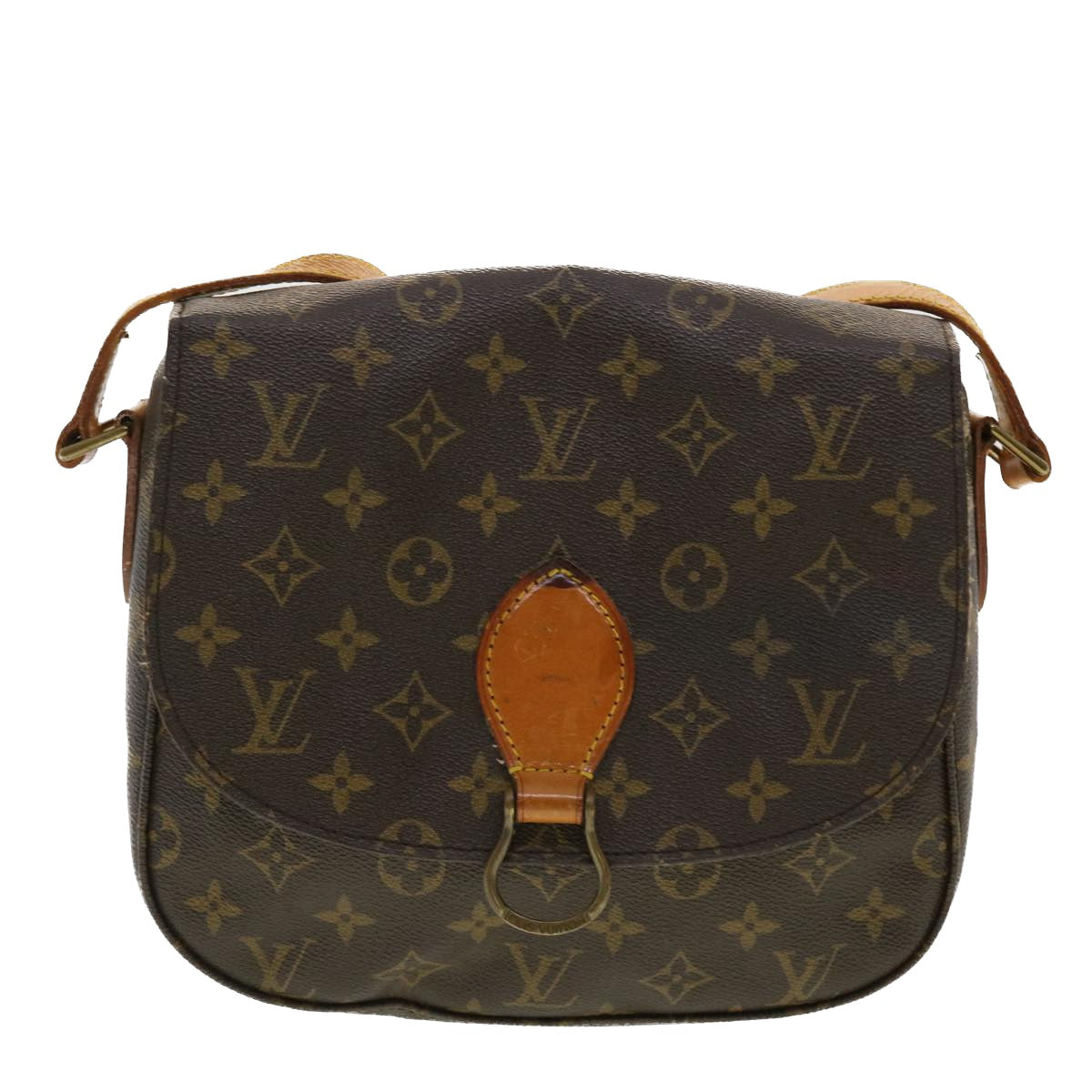 LOUIS VUITTON Monogram Saint Cloud GM Shoulder Bag M51242 LV Auth 40444