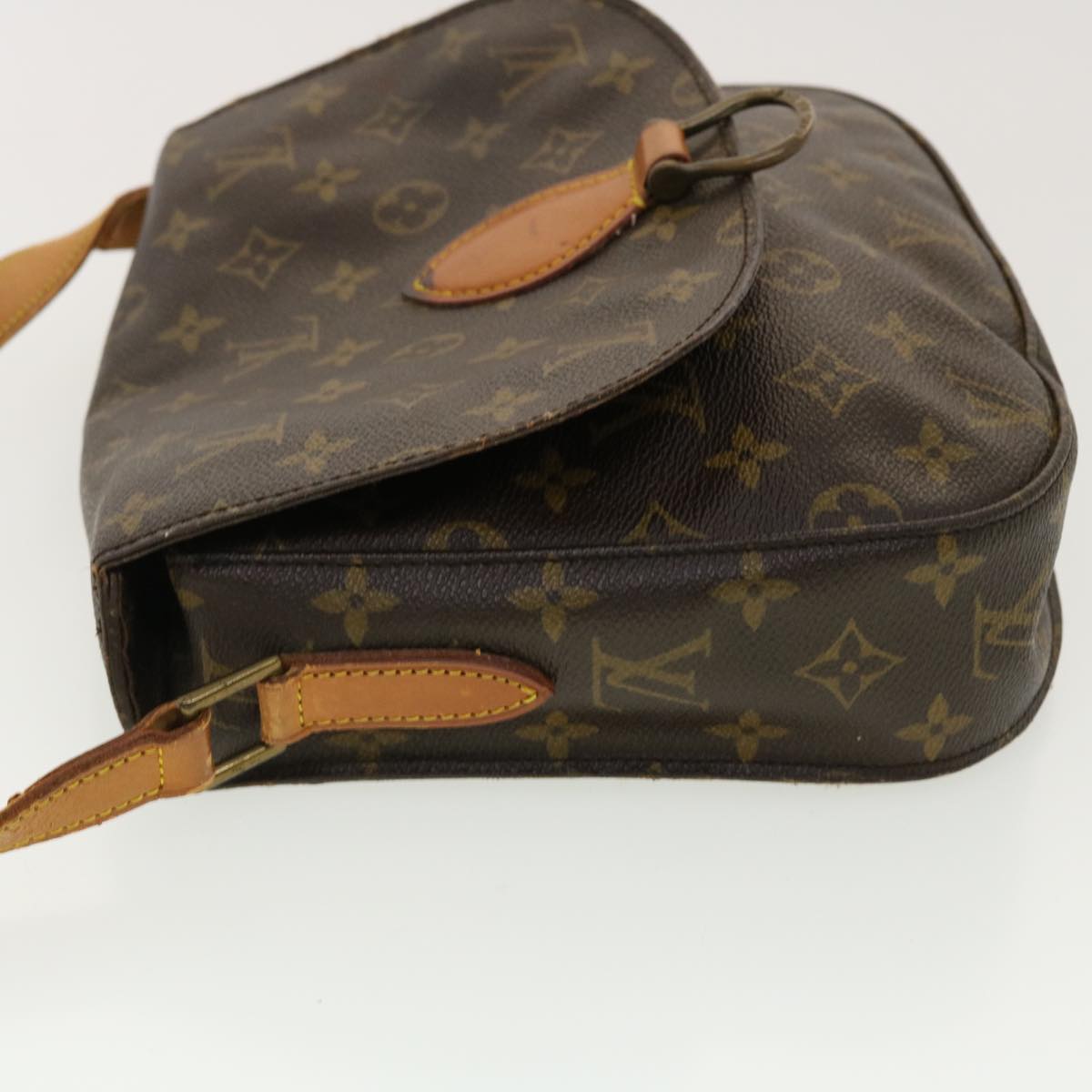 LOUIS VUITTON Monogram Saint Cloud GM Shoulder Bag M51242 LV Auth 40444