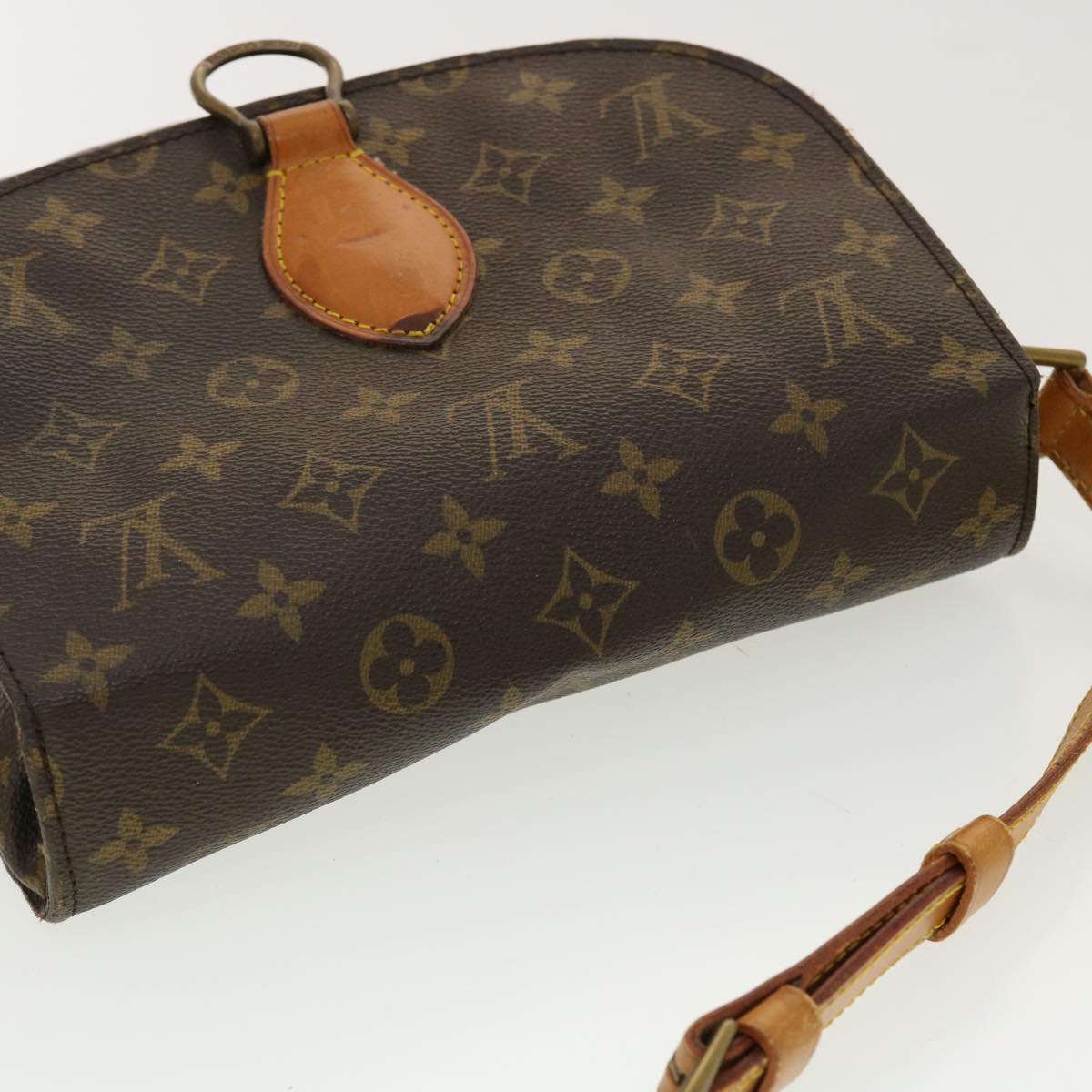 LOUIS VUITTON Monogram Saint Cloud GM Shoulder Bag M51242 LV Auth 40444