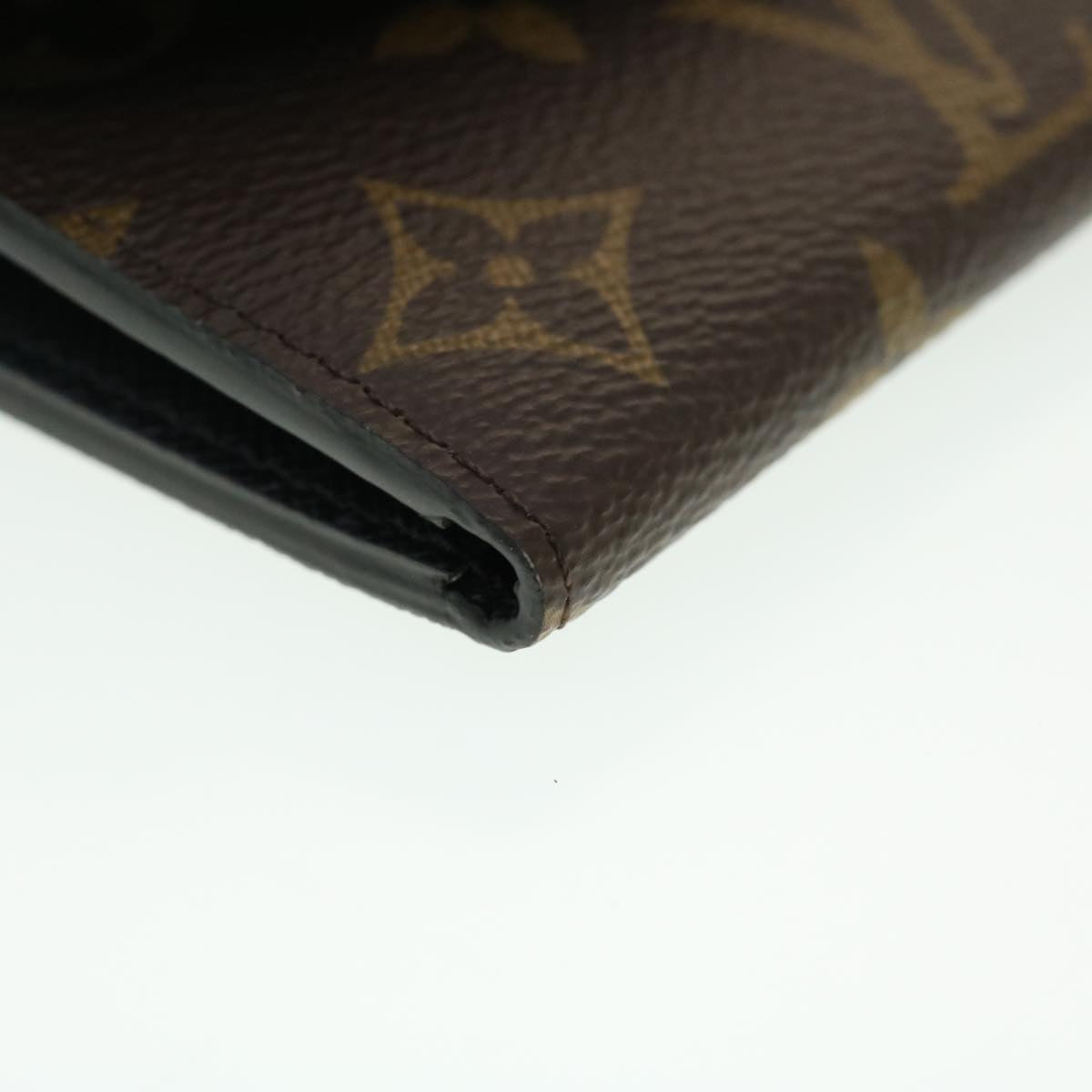 LOUIS VUITTON Monogram Reverse Portefeuille Emily Long Wallet M82157 Auth 40459A