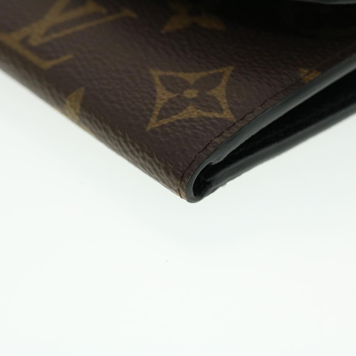 LOUIS VUITTON Monogram Reverse Portefeuille Emily Long Wallet M82157 Auth 40459A