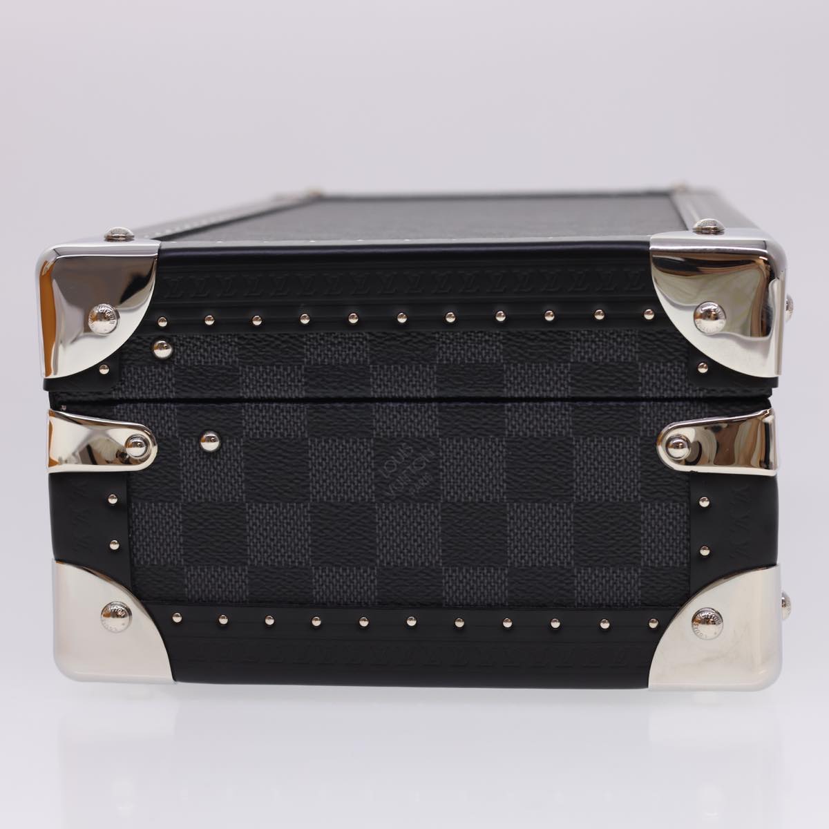 LOUIS VUITTON Damier Graphite Watch Case Coffret 8 Montor Trunk N48226 LV 40463A