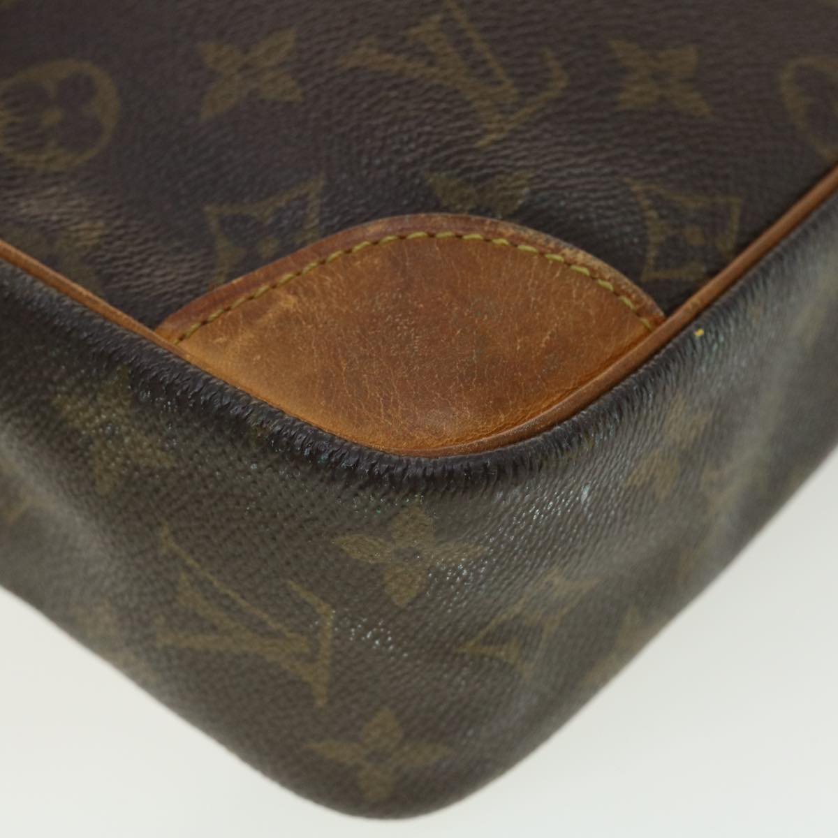 LOUIS VUITTON Monogram Compiegne 28 Clutch Bag M51845 LV Auth 40466