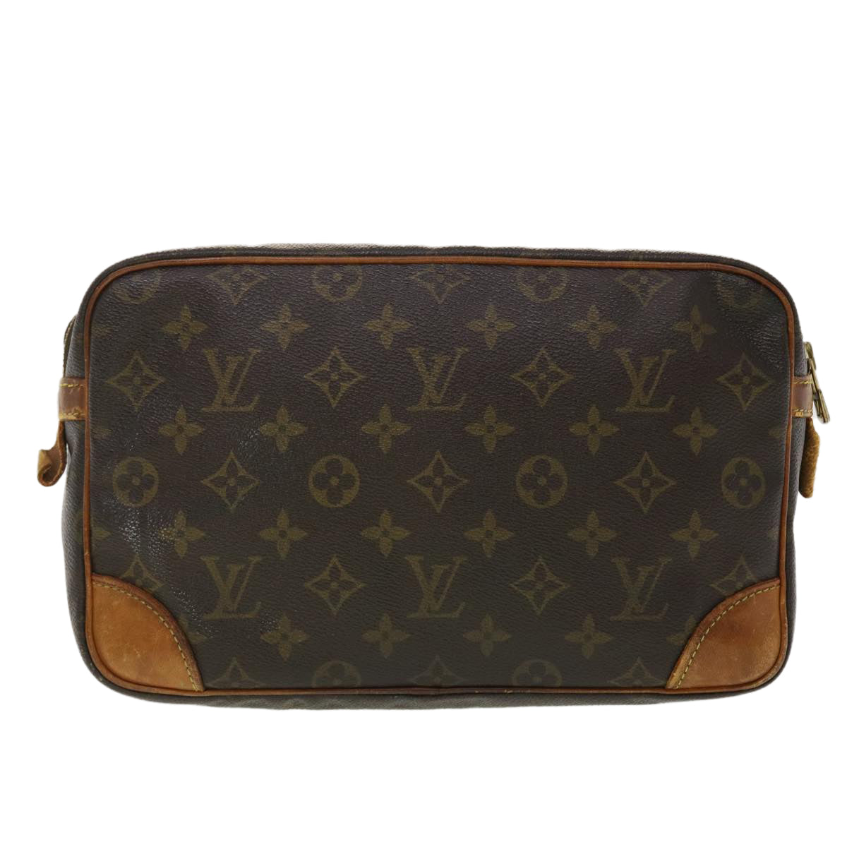 LOUIS VUITTON Monogram Compiegne 28 Clutch Bag M51845 LV Auth 40466 - 0