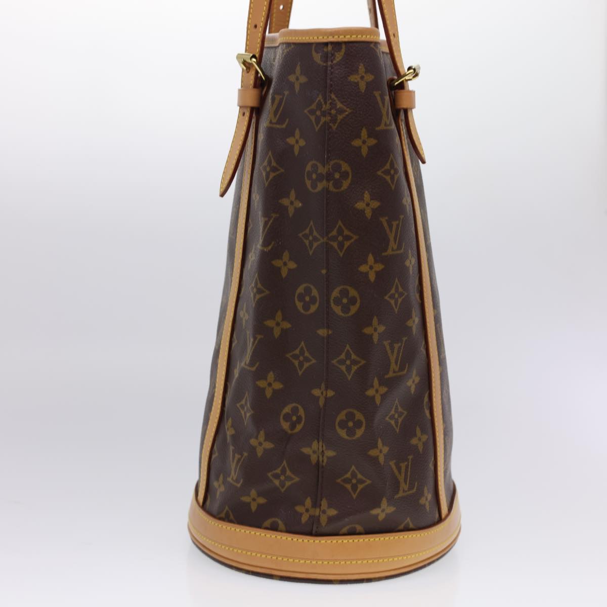 LOUIS VUITTON Monogram Bucket GM Shoulder Bag M42236 LV Auth 40520