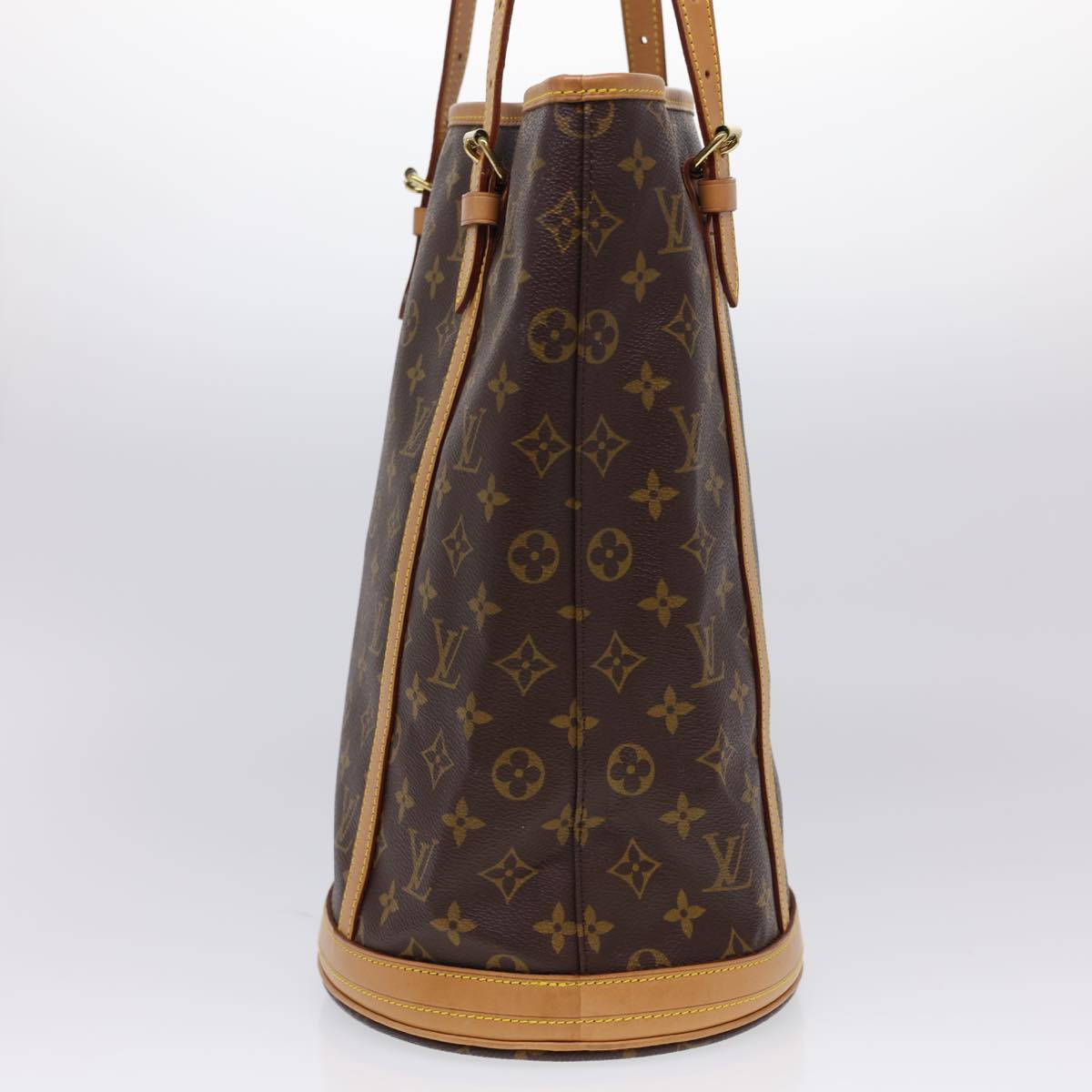 LOUIS VUITTON Monogram Bucket GM Shoulder Bag M42236 LV Auth 40520