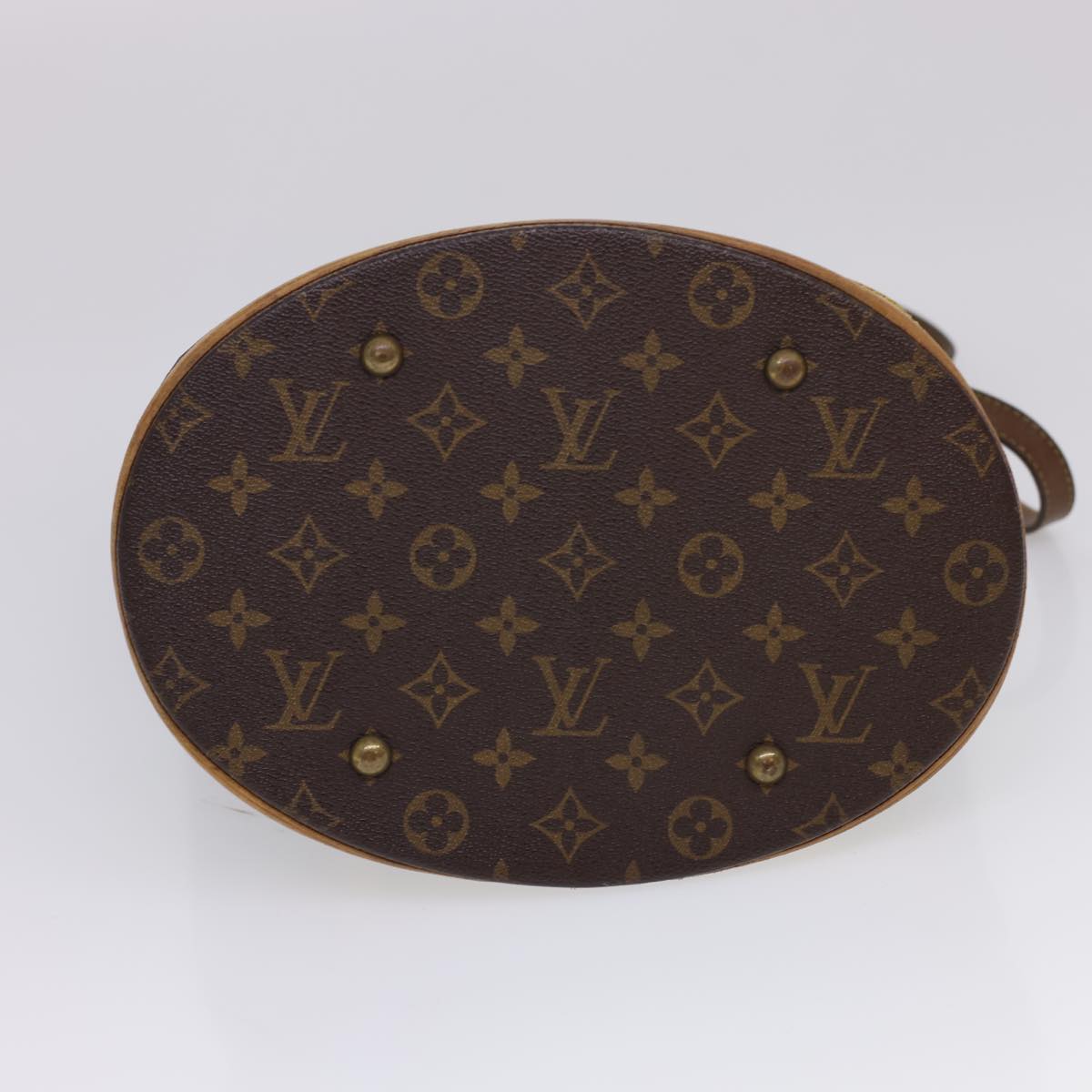 LOUIS VUITTON Monogram Bucket GM Shoulder Bag M42236 LV Auth 40521