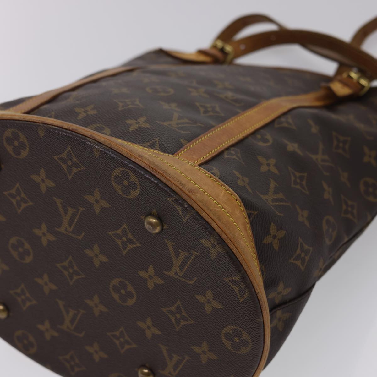 LOUIS VUITTON Monogram Bucket GM Shoulder Bag M42236 LV Auth 40521