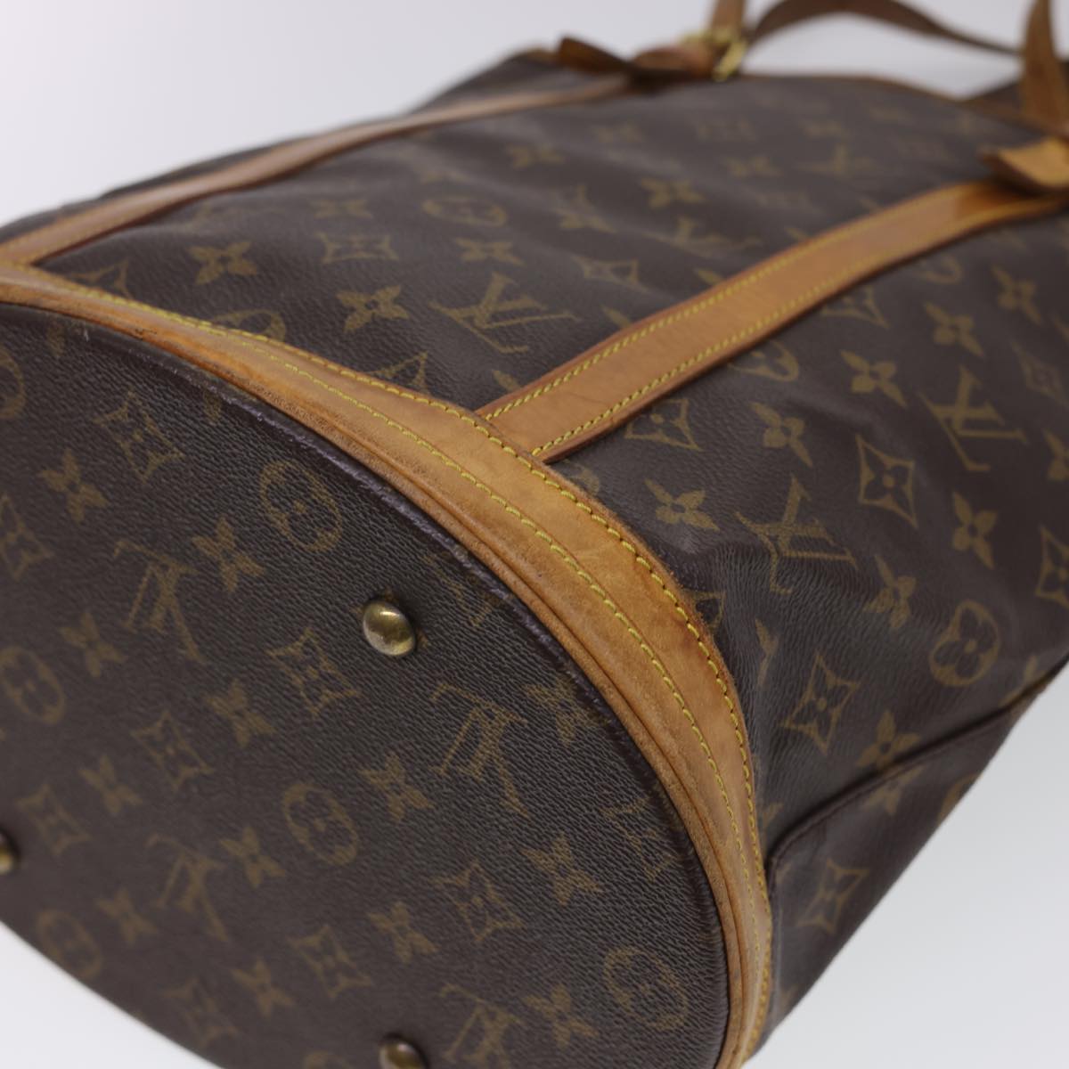 LOUIS VUITTON Monogram Bucket GM Shoulder Bag M42236 LV Auth 40521