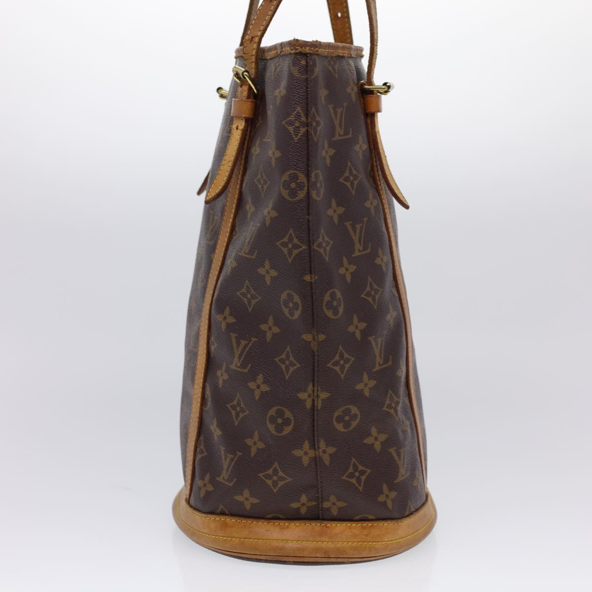 LOUIS VUITTON Monogram Bucket GM Shoulder Bag M42236 LV Auth 40521