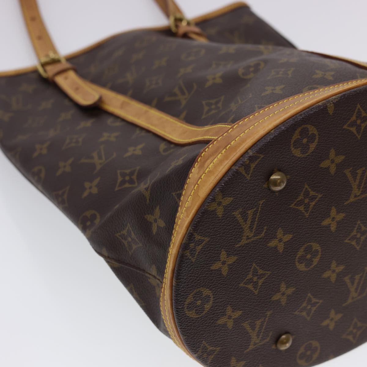 LOUIS VUITTON Monogram Bucket GM Shoulder Bag M42236 LV Auth 40522