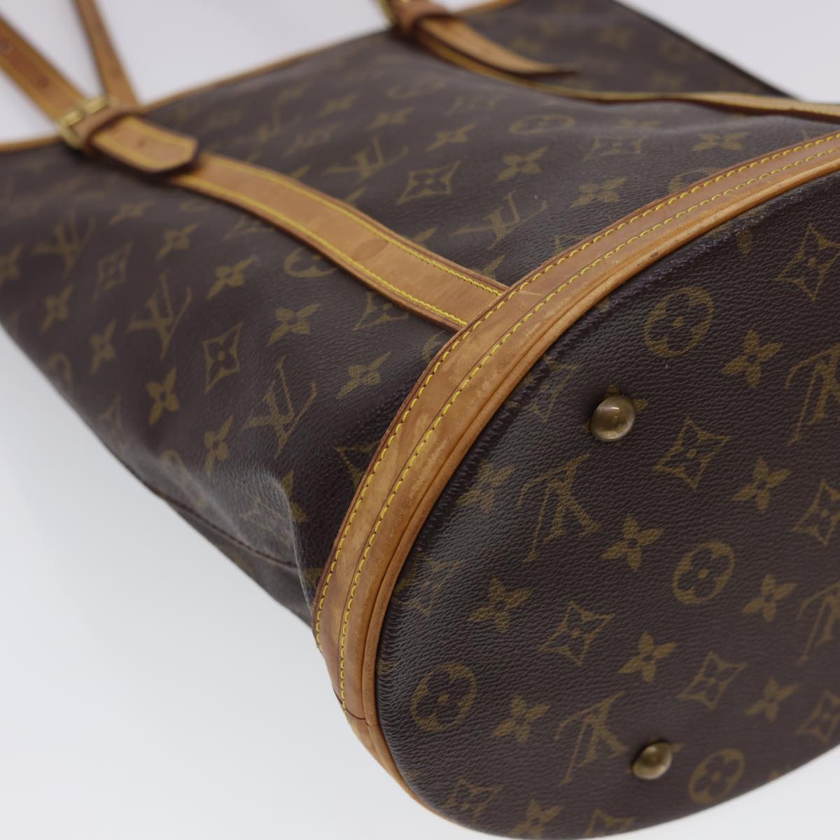 LOUIS VUITTON Monogram Bucket GM Shoulder Bag M42236 LV Auth 40522