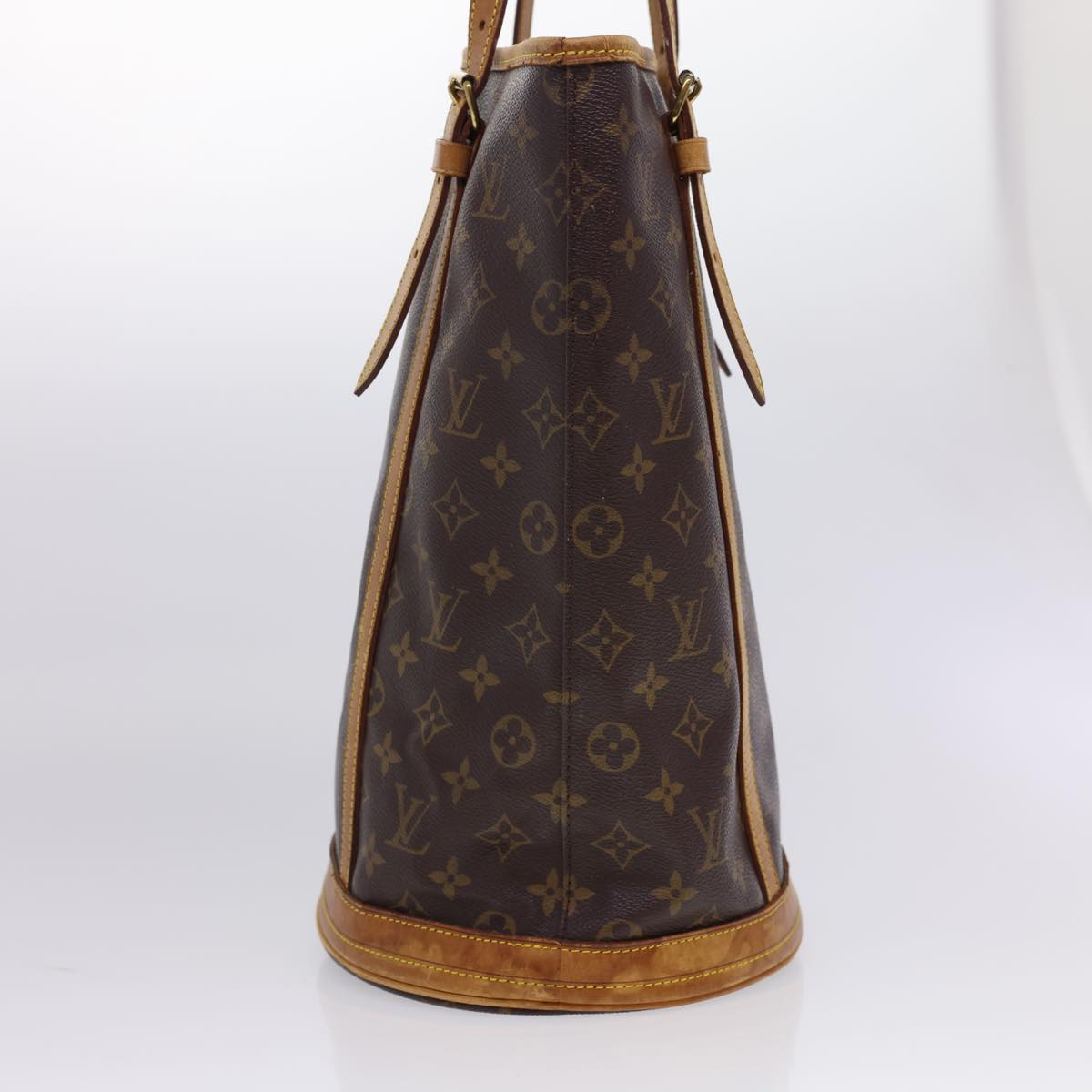 LOUIS VUITTON Monogram Bucket GM Shoulder Bag M42236 LV Auth 40522