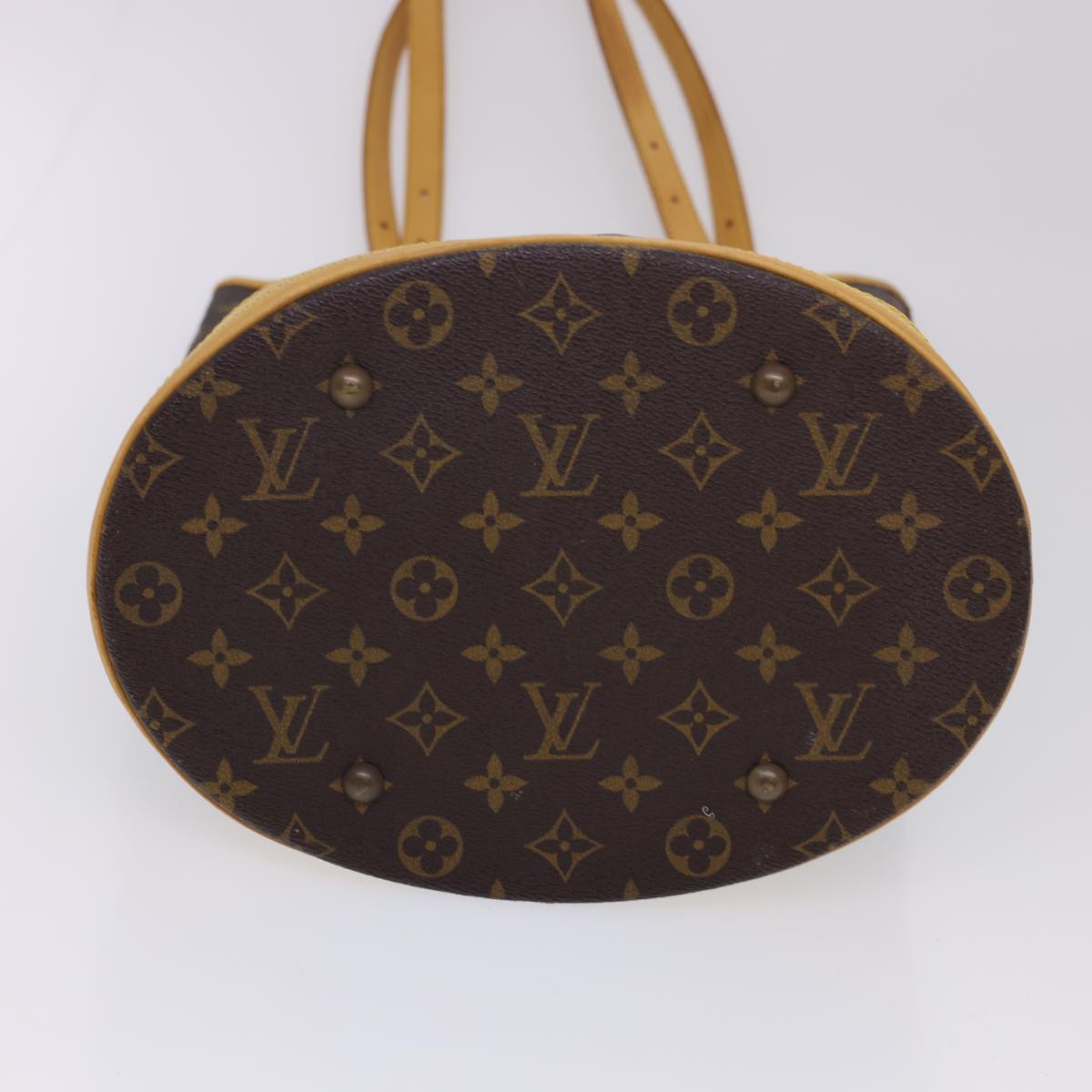 LOUIS VUITTON Monogram Bucket GM Shoulder Bag M42236 LV Auth 40523