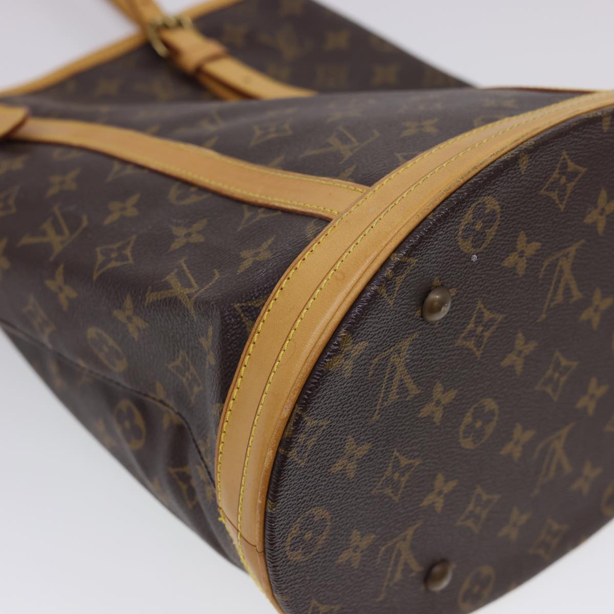 LOUIS VUITTON Monogram Bucket GM Shoulder Bag M42236 LV Auth 40523