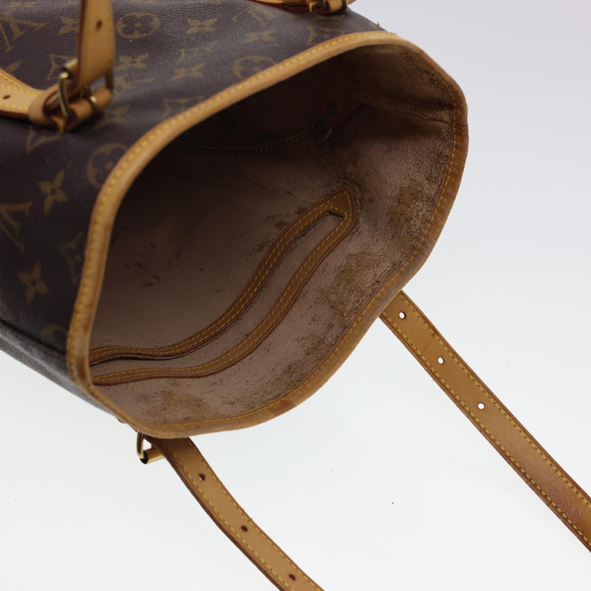 LOUIS VUITTON Monogram Bucket GM Shoulder Bag M42236 LV Auth 40523