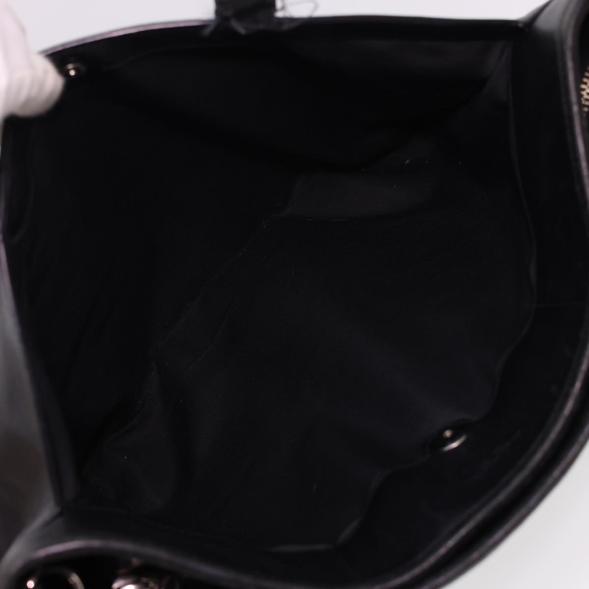 Coach Signature Canvas Tote Bag PVC Leather 3Set Brown Black Auth 40547