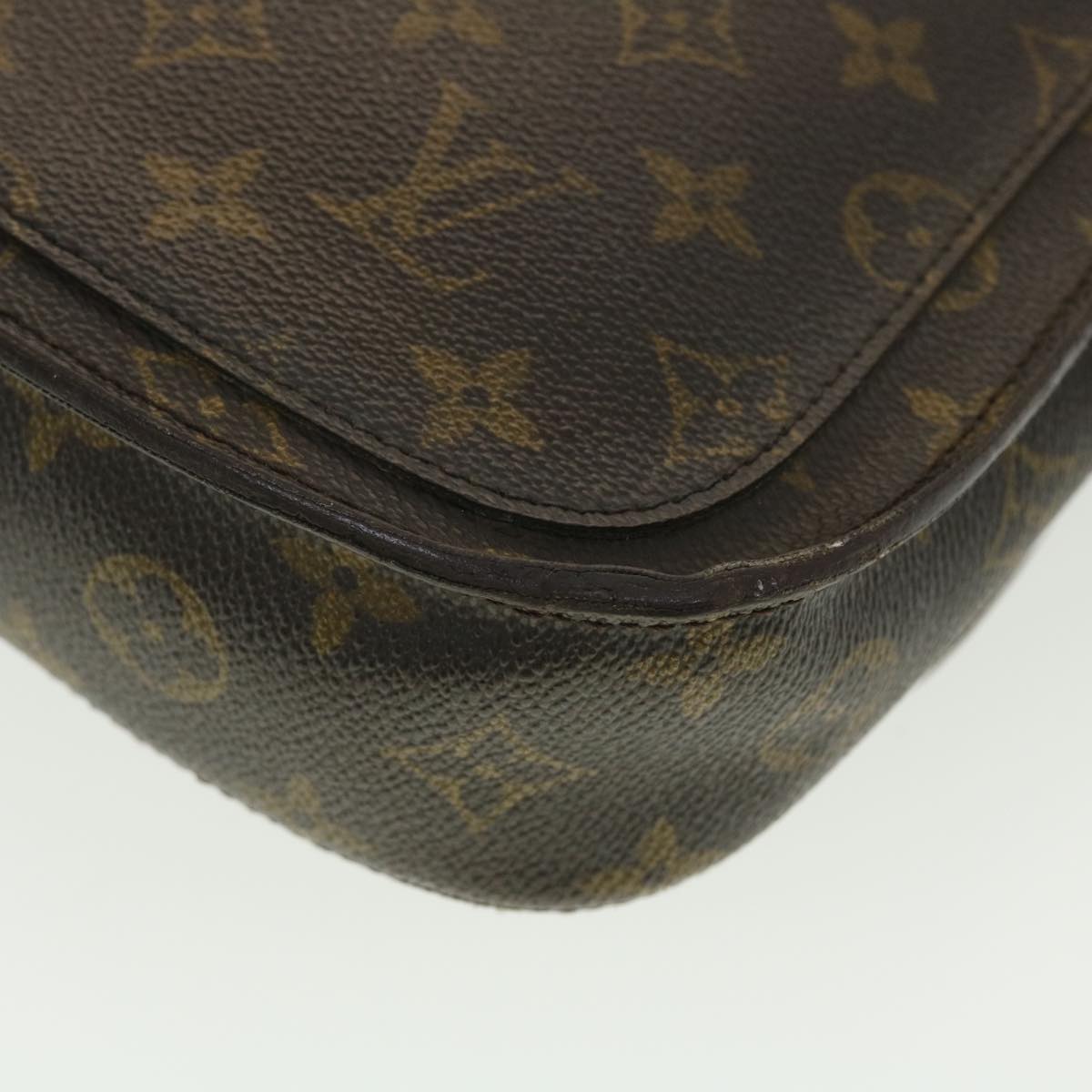 LOUIS VUITTON Monogram Saint Cloud PM Shoulder Bag M51244 LV Auth 40563