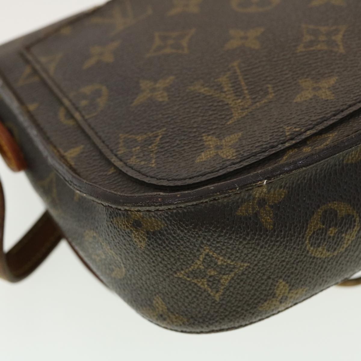 LOUIS VUITTON Monogram Saint Cloud PM Shoulder Bag M51244 LV Auth 40563