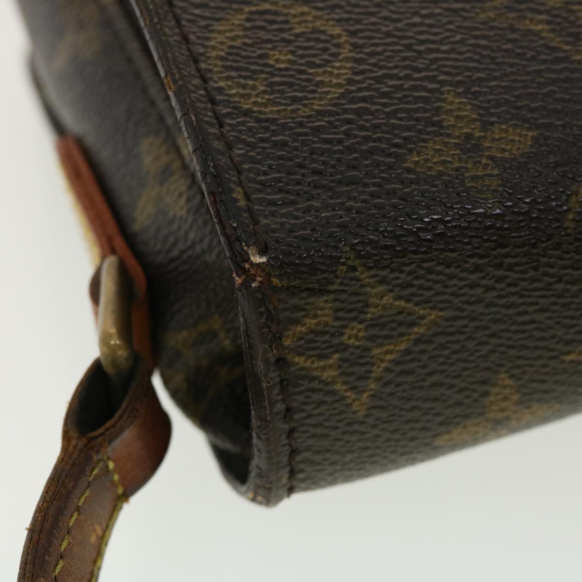 LOUIS VUITTON Monogram Saint Cloud PM Shoulder Bag M51244 LV Auth 40563