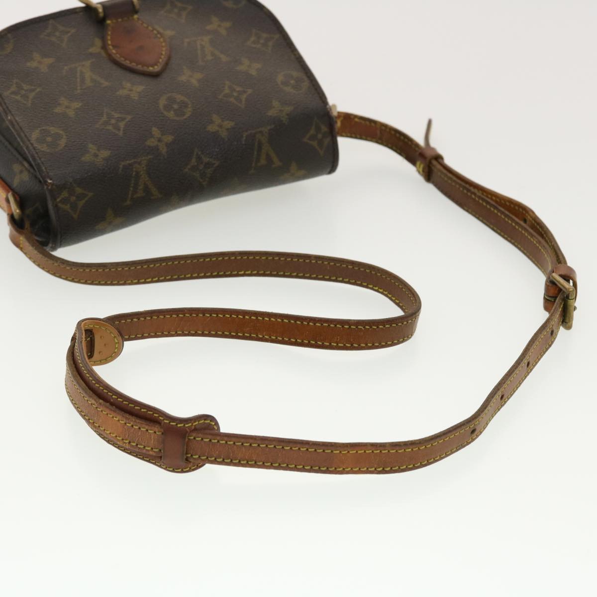 LOUIS VUITTON Monogram Saint Cloud PM Shoulder Bag M51244 LV Auth 40563