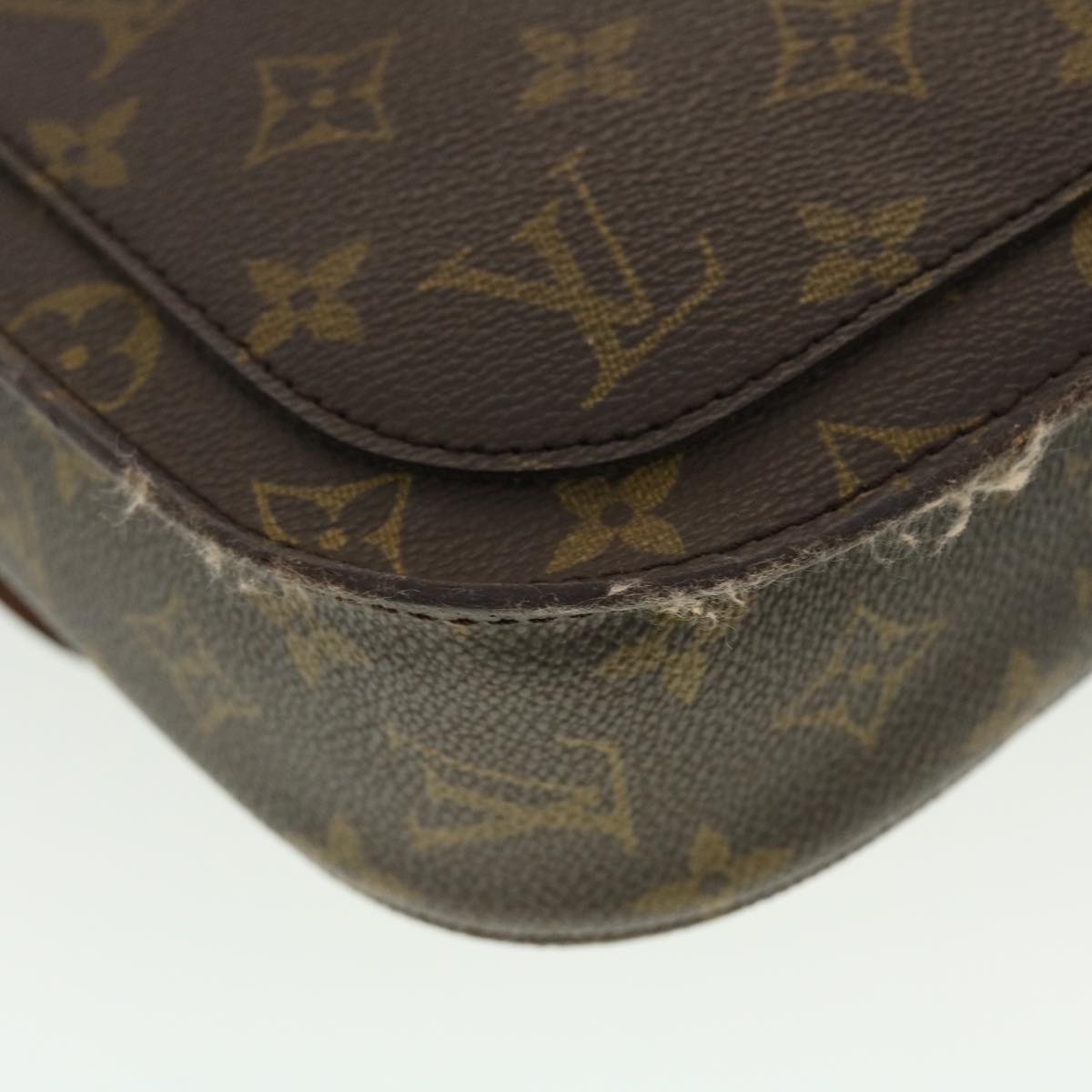 LOUIS VUITTON Monogram Saint Cloud GM Shoulder Bag M51242 LV Auth 40565