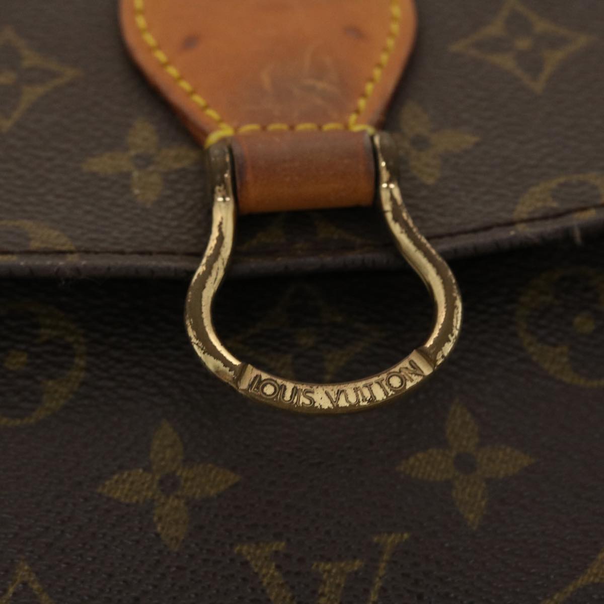 LOUIS VUITTON Monogram Saint Cloud GM Shoulder Bag M51242 LV Auth 40565