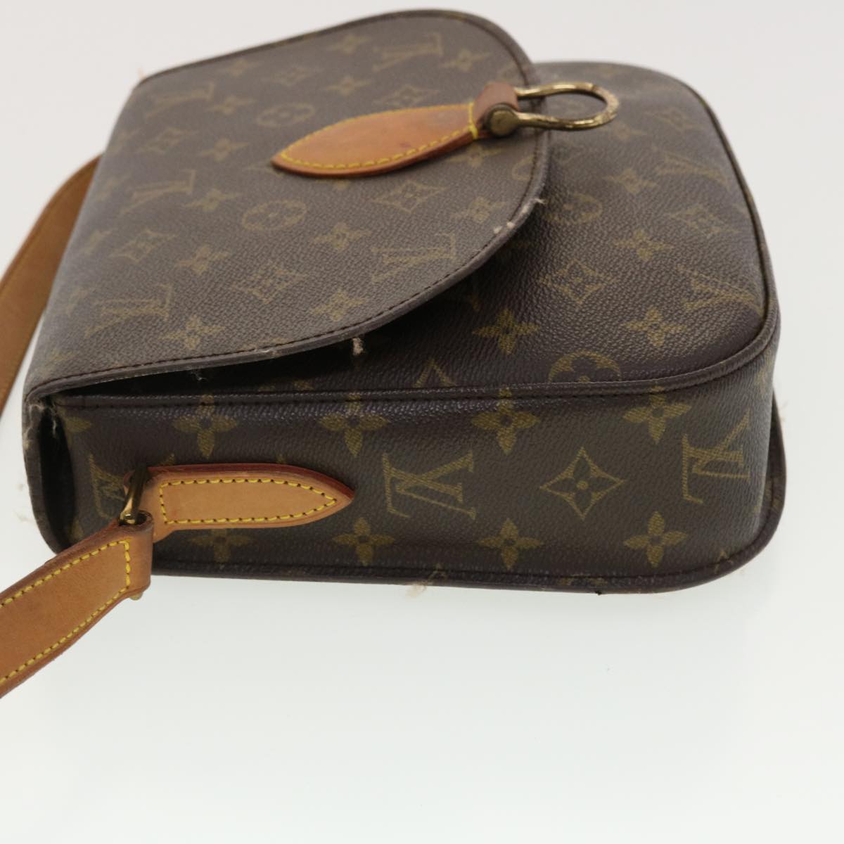 LOUIS VUITTON Monogram Saint Cloud GM Shoulder Bag M51242 LV Auth 40565